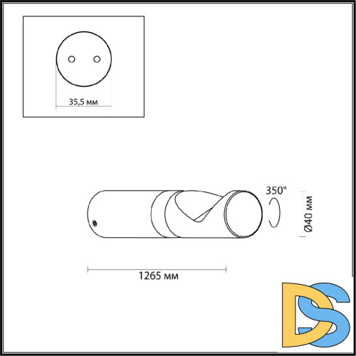 Уличный настенный светильник Odeon Light Nature Bamboo 7021/3WL