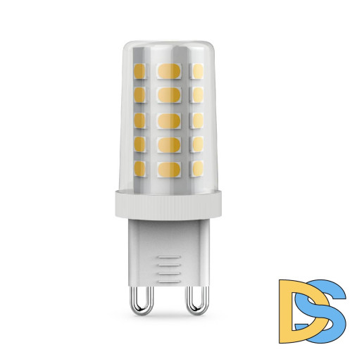 Лампа светодиодная Gauss G9 3,5W 4100К прозрачная 107009205