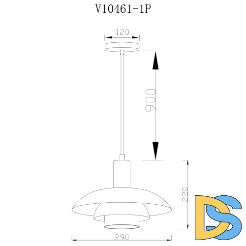 Подвесной светильник Moderli Pescara V10461-1P