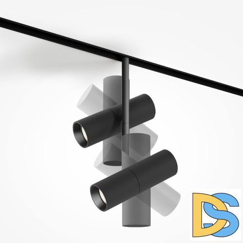 Трековый магнитный светильник Maytoni Elti Duo TR005-2-2X12W4K-B