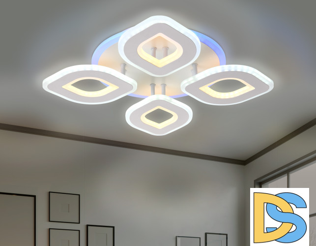 Потолочный светодиодный светильник Ambrella Light Acrylica FA8841