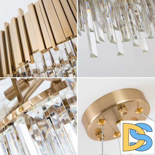 Подвесная люстра DeLight Collection Barclay A006-400 L4 gold