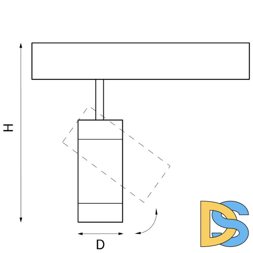 Трековый однофазный светильник Lightstar Teta 205016