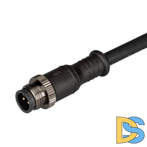 Водонепроницаемый IP67 прямой коннектор для соединения светильников GRN-LINE DC 24V черный