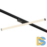 Трековый однофазный светильник Denkirs Strom DK6638-BK