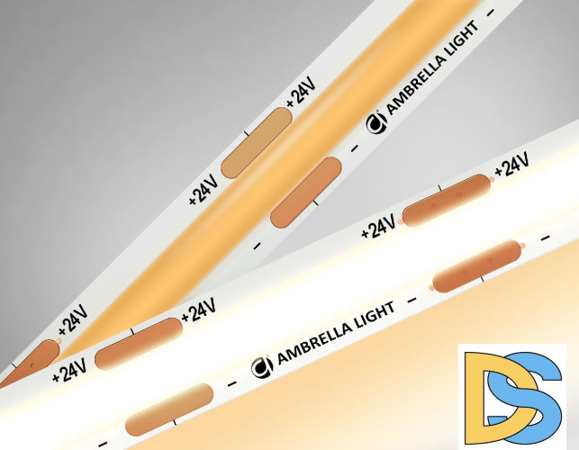 Светодиодная лента Ambrella Light Illumination 24В COB 10Вт/м 3000K 5м IP20 GS4651