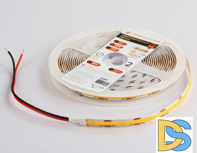 Светодиодная лента Ambrella Light Illumination 24В COB 10Вт/м 3000K 5м IP20 GS4651