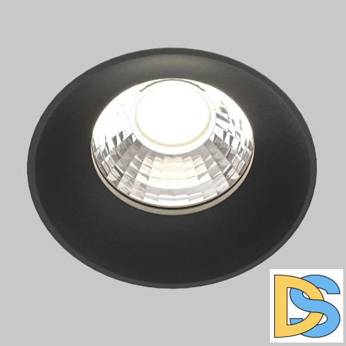 Встраиваемый светильник Maytoni Round DL058-12W4K-TRS-B