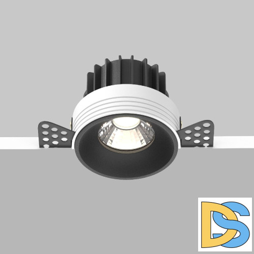 Встраиваемый светильник Maytoni Round DL058-12W4K-TRS-B
