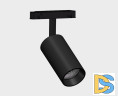 Трековый магнитный светильник Italline Atom IT012-5027 black 3000K