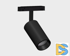 Трековый магнитный светильник Italline Atom IT012-5027 black 3000K