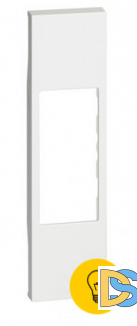 Лицевая панель для телефонных и компьютерных розеток 1 модуль.Белый. Btichino Living Now