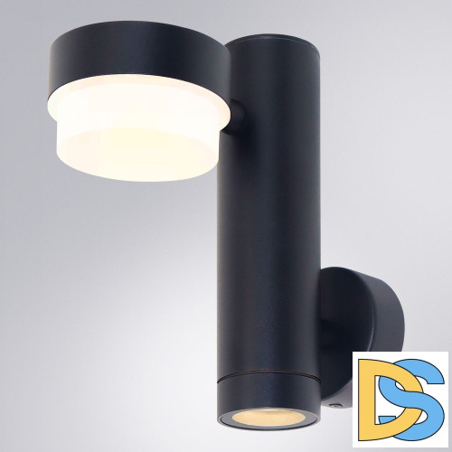 Уличный настенный светильник Arte Lamp Budapest A2362AL-2BK