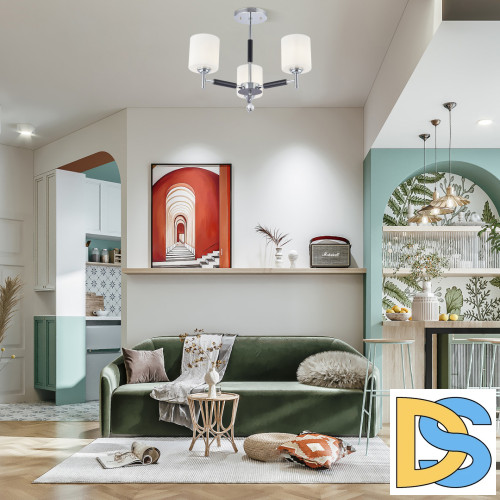 Люстра на штанге Arte Milano Napoli 332220/3 CR