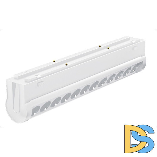 Трековый магнитный светильник Arlight MAG-VIBE-LASER-TURN-L209-12W Warm3000 (WH, 24 deg, 48V) 044428