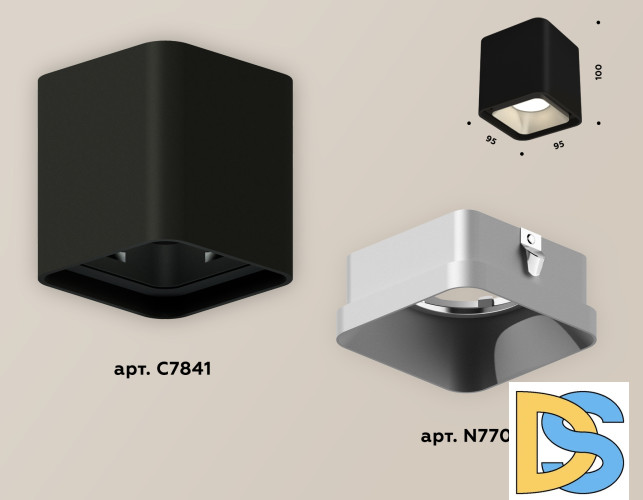 Накладной светильник Ambrella Light Techno XS7841003 (C7841, N7703)
