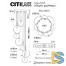 Каскадная люстра Citilux Томми CL102073