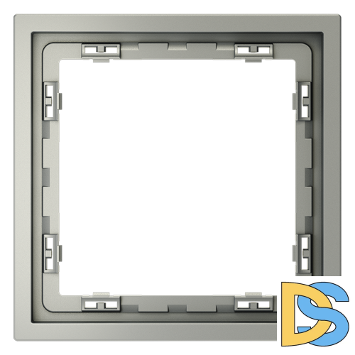 Рамка пластиковая VOLTUM S70 на 1 пост, (сталь)