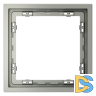 Рамка пластиковая VOLTUM S70 на 1 пост, (сталь)