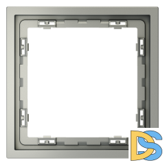 Рамка пластиковая VOLTUM S70 на 1 пост, (сталь)
