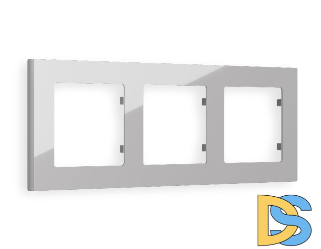 Рамка трехместная Ambrella Volt Techno AF220403