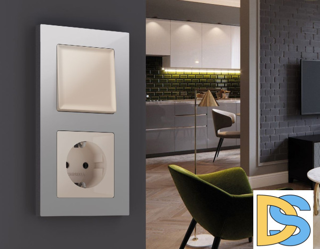 Рамка трехместная Ambrella Volt Techno AF220403