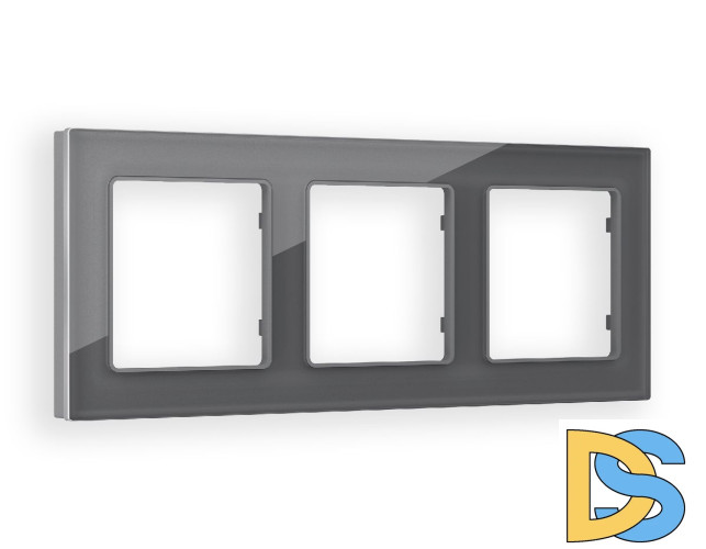 Рамка трехместная Ambrella Volt Platos AF330653