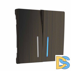 Набор клавиш для выключателя двухклавишного Werkel с подсветкой бронзовый W1129112 4690389161674