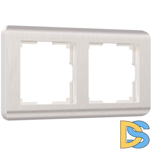 Рамка на 2 поста Werkel Stream перламутровый W0022113 4690389162251