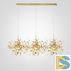 Подвесная люстра ImperiumLoft Tezani argent suspension linear 177957-22