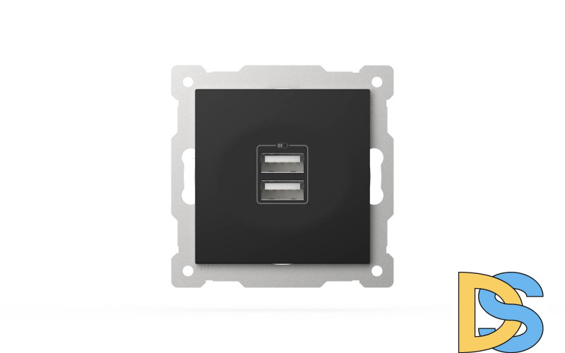 Розетка USB 5V 2,1A 2-я ELBI Zena Vega 609-014800-143