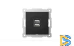 Розетка USB 5V 2,1A 2-я ELBI Zena Vega 609-014800-143