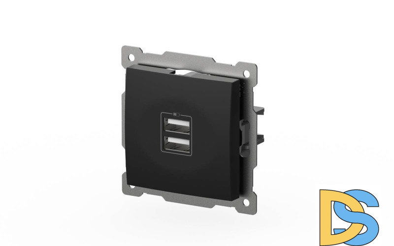 Розетка USB 5V 2,1A 2-я ELBI Zena Vega 609-014800-143