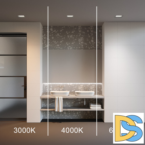 Встраиваемый светильник Maytoni Okno DL056-24W3-4-6K-B