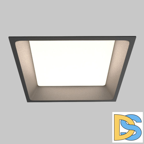 Встраиваемый светильник Maytoni Okno DL056-24W3-4-6K-B