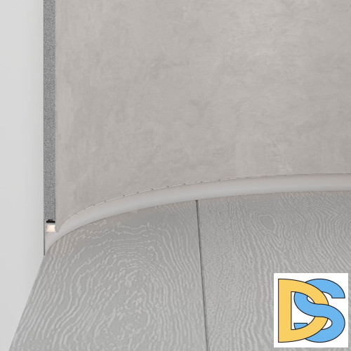 Алюминиевый профиль Arlight PLINTUS-FANTOM-BENT-H20-SIDE-2000 WHITE 043674(1)