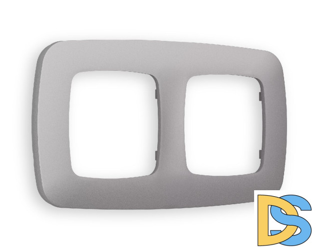 Рамка двухместная Ambrella Volt Ecta OF140502