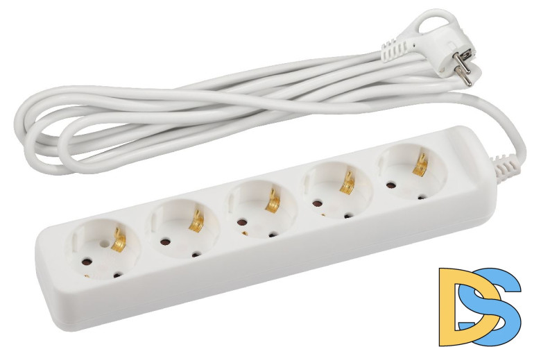 Удлинитель электрический Эра U-5e-3m-3x1,5 Б0044038