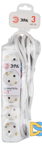Удлинитель электрический Эра U-5e-3m-3x1,5 Б0044038