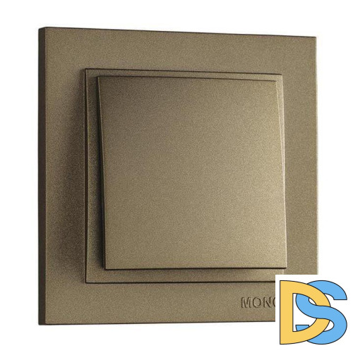Выключатель одноклавишный Mono Electric Despina 10А 250В бронза 102-232325-100