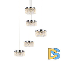 Подвесной светильник Delight Collection MD21020075 MD21020075-5A chrome
