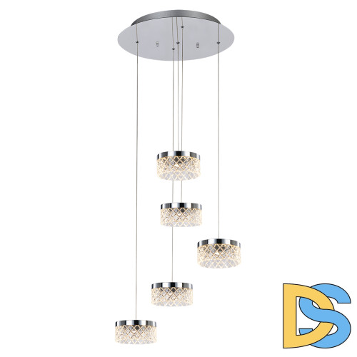 Подвесной светильник Delight Collection MD21020075 MD21020075-5A chrome