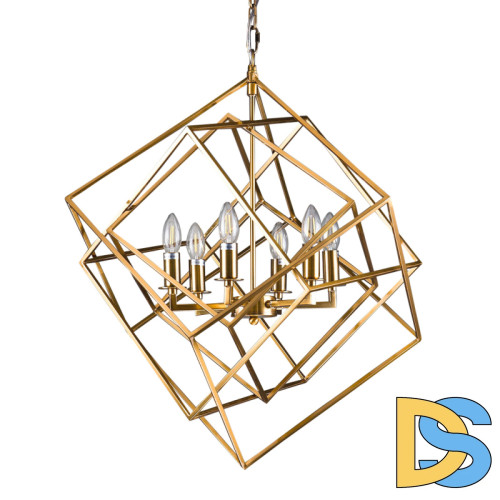 Подвесная люстра Delight Collection Matrix KM0282P-6 brass
