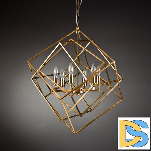 Подвесная люстра Delight Collection Matrix KM0282P-6 brass