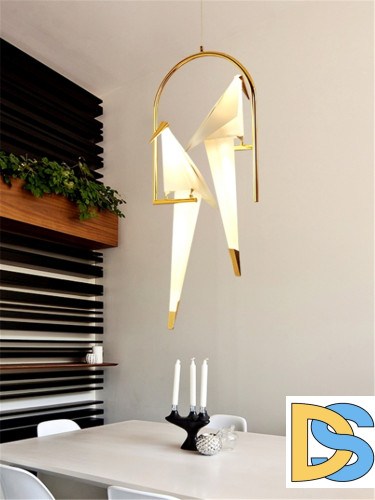 Подвесной светильник Delight Collection 9165P/2 gold