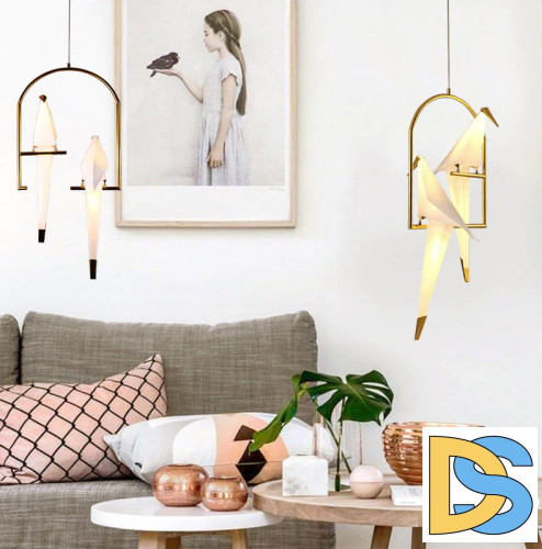 Подвесной светильник Delight Collection 9165P/2 gold