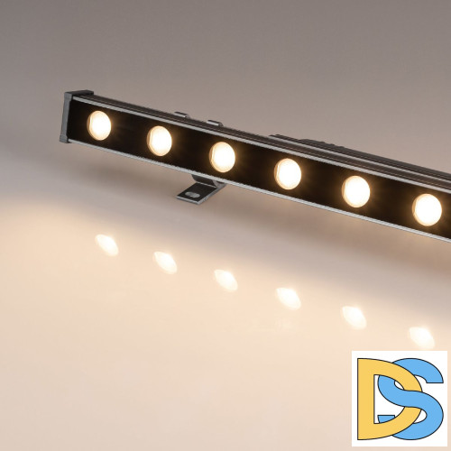 Линейный прожектор Arlight AR-LINE-500-9W Warm3000 (GR, 15x60 deg, 230V) 041724