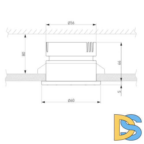 Встраиваемый светильник Elektrostandard Nuta 4690389177361