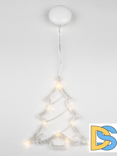 Подвесной светодиодный светильник «Ёлочка» Uniel (UL-00007254) ULD-H1620-010/STA/3AAA Warm White IP20 Xmas Tree