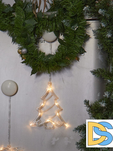Подвесной светодиодный светильник «Ёлочка» Uniel (UL-00007254) ULD-H1620-010/STA/3AAA Warm White IP20 Xmas Tree